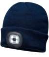 PW667 B029 Portwest LED Head Light Beanie Navy colour image